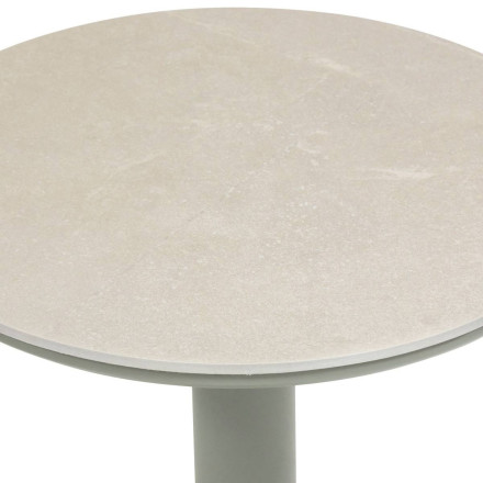 Table d'appoint D40 pierre frittée Soletia vert laurier Hespéride - Le Dépôt Bailleul