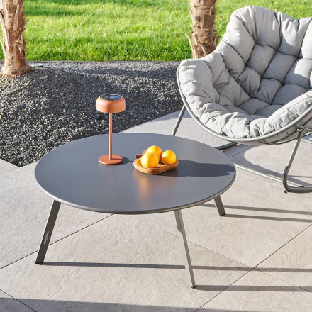 Table basse d'appoint D90 Saona graphite Hespéride - Le Dépôt Bailleul