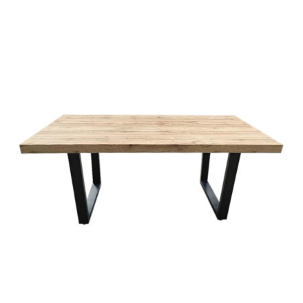 Table à manger 180 x 90 cm Emy pieds U Takasit - Le Dépôt Bailleul