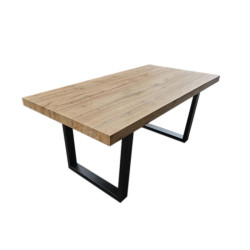 Table à manger 180 x 90 cm Emy pieds U Takasit - Le Dépôt Bailleul