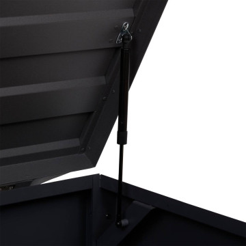 Coffre de rangement extérieur Alumia 450l graphite Hespéride - Le Dépôt Bailleul