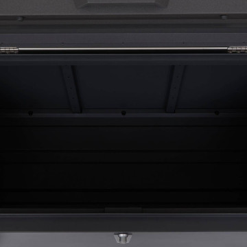 Coffre de rangement extérieur Alumia 450l graphite Hespéride - Le Dépôt Bailleul