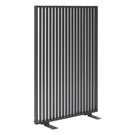 Brise vue 120 cm Zupta aluminium graphite Hespéride - Le Dépôt Bailleul
