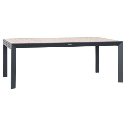 Table extensible 12p Evasion effet bois honney / graphite Hespéride - Le Dépôt Bailleul