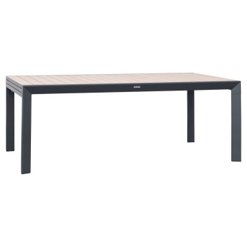 Table extensible 12p Evasion effet bois honney / graphite Hespéride - Le Dépôt Bailleul
