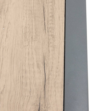 Table extensible 10p Pavane effet bois truffe / graphite Hespéride - Le Dépôt Bailleul