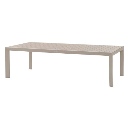 Table fixe 12p Evasion effet bois lin / argile Hespéride - Le Dépôt Bailleul