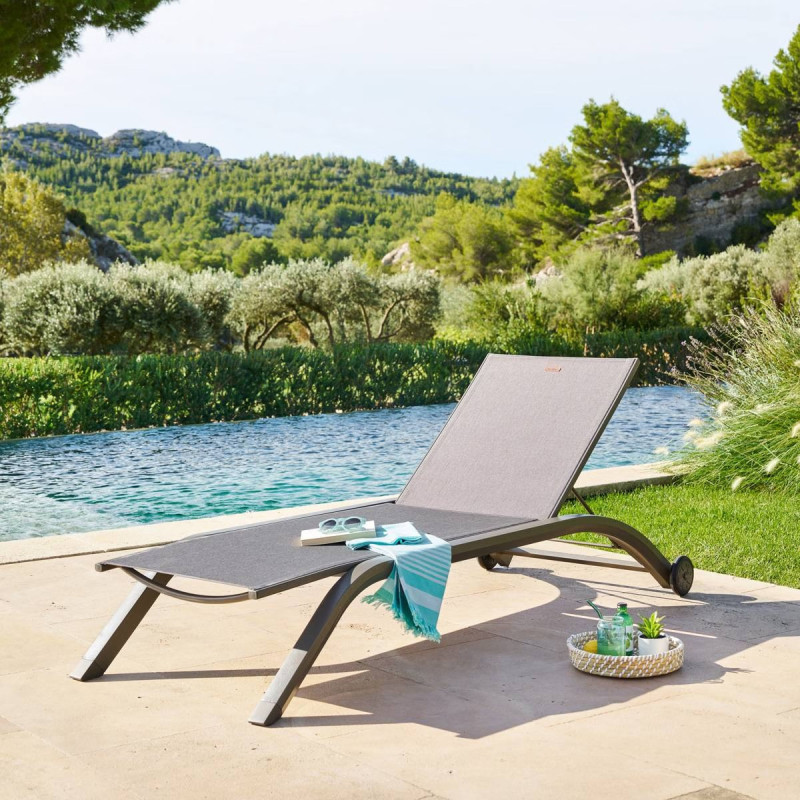 Transat avec roues Jimani mocha/praline Hespéride - Le Dépôt Bailleul