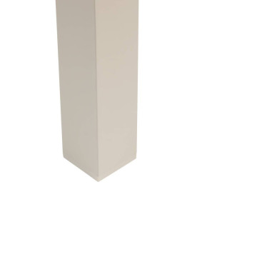 Table extérieure extensible 8 places Piazza verre imprimé épeautre argile Hespéride - Le Dépôt Bailleul