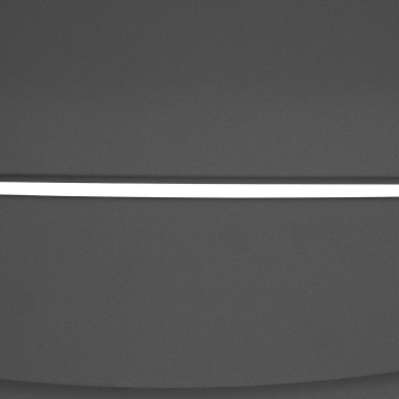 Chaise haute de bar Alegoria acier graphite Hespéride  - Le Dépôt Bailleul