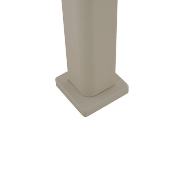 Pergola bioclimatique Evora électrique 6 x 3 m aluminium argile Hespéride - Le Dépôt Bailleul