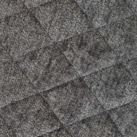 Fauteuil repas tissu chenille gris Marlo Atmosphera - Le Dépôt Bailleul
