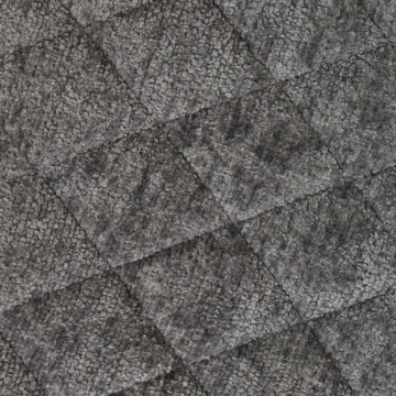 Fauteuil repas tissu chenille gris Marlo Atmosphera - Le Dépôt Bailleul