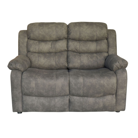 Canapé 2 places Jules simili gris Takasit - Le Dépôt Bailleul