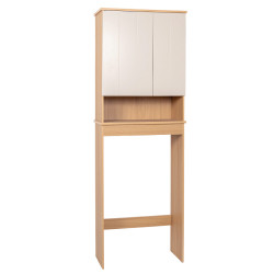 Meuble de dessus WC 2 portes 1 étagère Rivoli - Le Dépôt Bailleul
