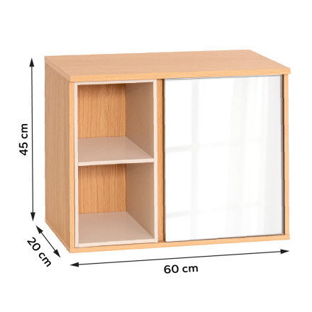 Meuble haut miroir + 2 niches Rivoli - Le Dépôt Bailleul