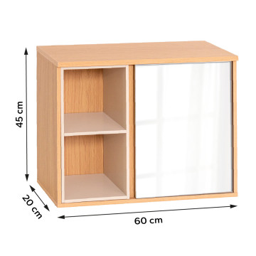 Meuble haut miroir + 2 niches Rivoli - Le Dépôt Bailleul