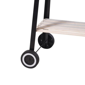 Barbecue à charbon rectangulaire avec tablette et broche BBQ  - Le Dépôt Bailleul