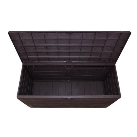 Coffre de rangement extérieur plastique 300L noir - Le Dépôt Bailleul