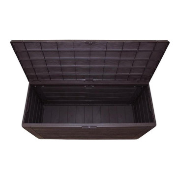 Coffre de rangement extérieur plastique 300L noir - Le Dépôt Bailleul