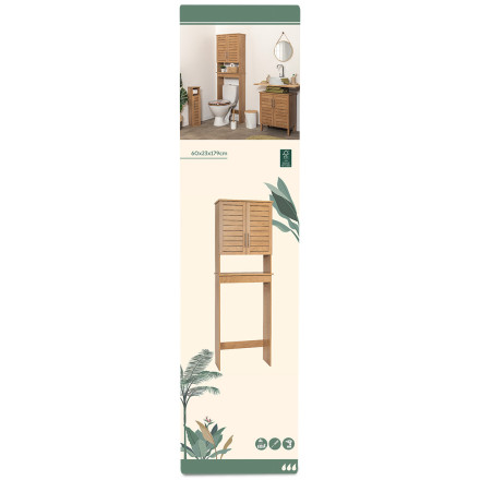 Meuble haut dessus WC 2 portes Colonial - Le Dépôt Bailleul
