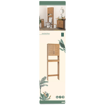 Meuble haut dessus WC 2 portes Colonial - Le Dépôt Bailleul