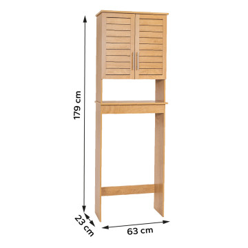 Meuble haut dessus WC 2 portes Colonial - Le Dépôt Bailleul