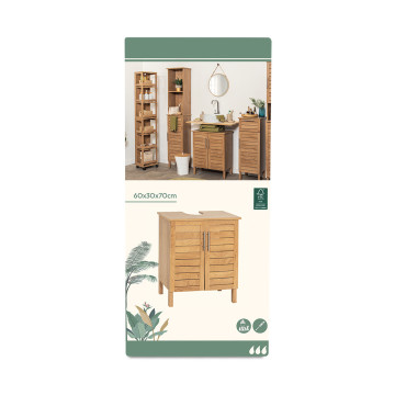 Meuble sous lavabo 2 portes Colonial - Le Dépôt Bailleul