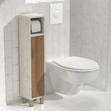 Dérouleur WC 1 porte Côme effet travertin 5five - Le Dépôt Bailleul