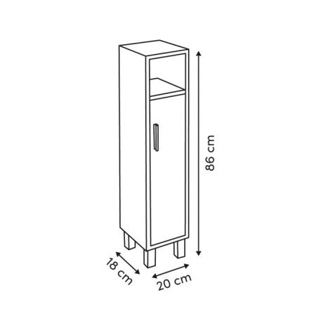 Dérouleur WC 1 porte Côme effet travertin 5five - Le Dépôt Bailleul