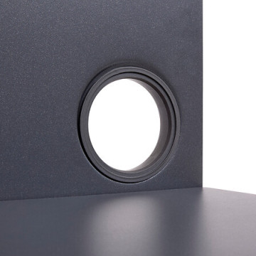 Elément de cuisine extérieure 2 portes métal Oxyana graphite Hespéride - Le Dépôt Bailleul