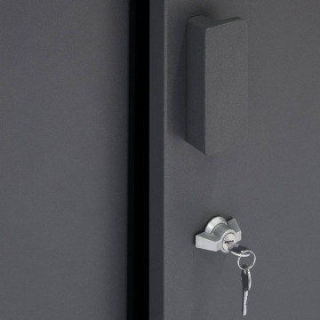 Abri de jardin 1,2m² Forgia acier graphite Hespéride - Le Dépôt Bailleul