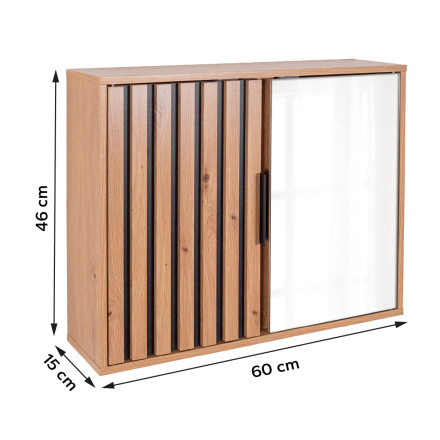 Meuble haut miroir + 1 porte Karma - Le Dépôt Bailleul