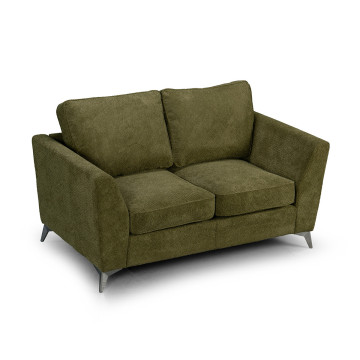 Canapé 2 places tissu vert Bonita - Le Dépôt Bailleul