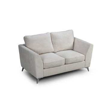 Canapé 2 places tissu beige Bonita - Le Dépôt Bailleul