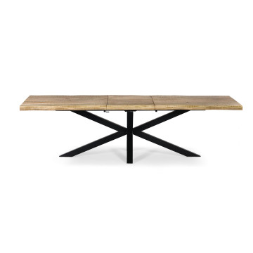 Table à manger extensible 200/240 cm manguier massif Théo - Le Dépôt Bailleul