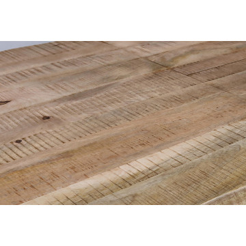 Table à manger extensible 200/240 cm manguier massif Théo - Le Dépôt Bailleul