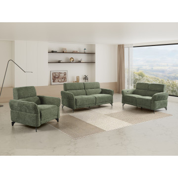 Canapé 2 places relax électrique 3125 vert - Le Dépôt Bailleul