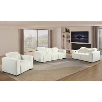 Canapé 3 places relax électrique 3128 beige - Le Dépôt Bailleul