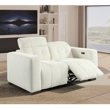 Canapé 2 places relax électrique 3128 beige - Le Dépôt Bailleul