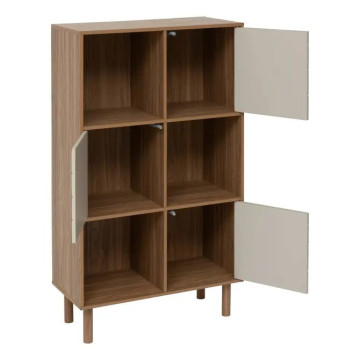 Etagère 6 cases 3 portes Mix'n'Match MDF 5five - Le Dépôt Bailleul