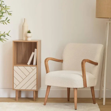Etagère 2 cases 1 porte Mix'n'Match MDF 5five - Le Dépôt Bailleul