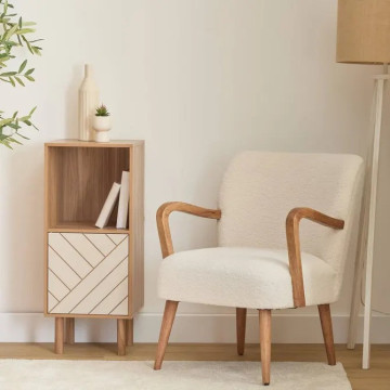 Etagère 2 cases 1 porte Mix'n'Match MDF 5five - Le Dépôt Bailleul
