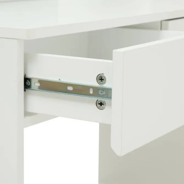 Coiffeuse avec tabouret Dolo 125 cm blanc 5five - Le Dépôt Bailleul