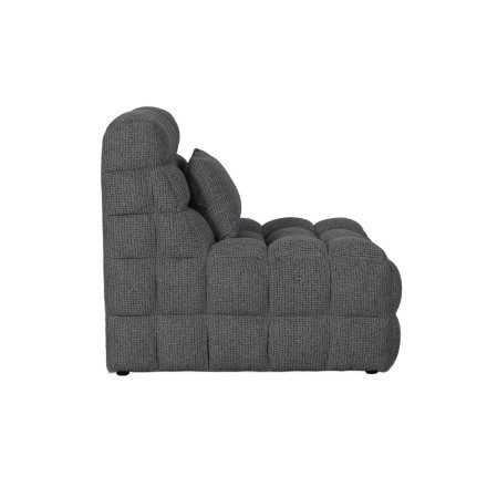 Fauteuil massant électrique tissu gris Millie Takasit - Le Dépôt Bailleul