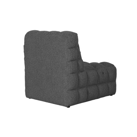 Fauteuil massant électrique tissu gris Millie Takasit - Le Dépôt Bailleul