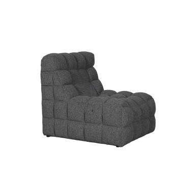 Fauteuil massant électrique tissu gris Millie Takasit - Le Dépôt Bailleul