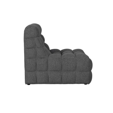 Fauteuil massant électrique tissu gris Millie Takasit - Le Dépôt Bailleul