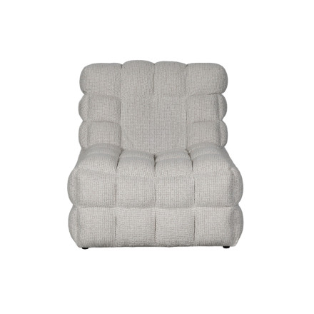 Fauteuil massant électrique tissu beige Millie Takasit - Le Dépôt Bailleul
