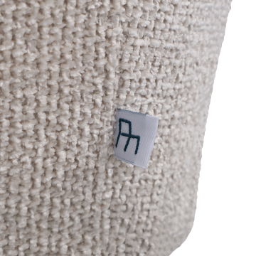 Tabouret de bar Zoé tissu chenille beige Takasit - Le Dépôt Bailleul